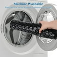 thumbnail image 5 of LIZEVINC Shower Mat for Bathtub Bath Mat for Tub,39" x 16" Non-Slip Bathtub Mat Machine Washable Tub Mat with Suction Cups & Drain Holes,Black, 5 of 7