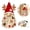 #01-Santa, variant on DIY Seasonal 3D Crochet Door Hanger Kit, Festive Wall Decor Craft Set for Adults – Fall, Christmas, Halloween & More