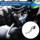thumbnail image 3 of Palancas de freno y embrague cortas para Yamaha YFZ 450 S/T/V 2003-2006, palanca de freno ajustable de motocicleta de aleación de aluminio tono plateado sólido 1 par, 3 of 6