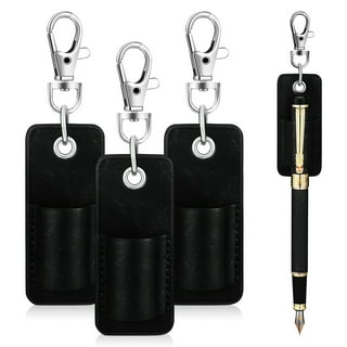 10 Pcs Retractable Pencil Holder With Silicone Pen Holders Key