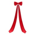 thumbnail image 3 of EAKTOOL Christmas Giant Bow Decoration, 74.8x18.5 in Satin Ribbon Bow, Big Bows for Room Decor, Bow Wall Decor for Christmas Decoration Wedding Engagement Bachelorette Baby Shower Bridal Red, 3 of 4