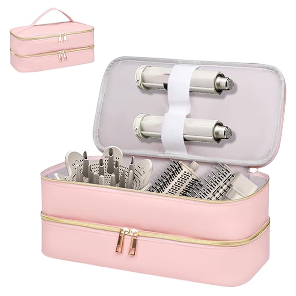 Stylish Hair Dryer Carry Organiser PU Portable with Handle for Modern Homes