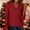 Red#3, variant on Rollbacks & More GaThRRgYP Womens Workout Tops Long Sleeve Tee Shirts,Women's Casual Sequin Fashion V-Neck T-Shirt Red S