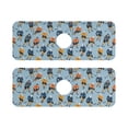 thumbnail image 7 of Yayeee Faucet Mat for Kitchen Sink 14.7" Diatomite Long Splash Guard Pad, Cartoon Hockey Pattern, 2 Pack, 7 of 7
