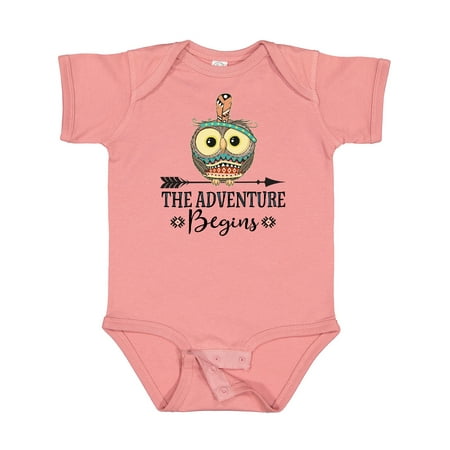 

Inktastic Baby Owl Adventure Begins Tribal Boys or Girls Baby Bodysuit