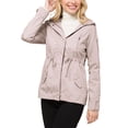 thumbnail image 5 of MixMatchy Women's Lightweight Military Safari Anorak Utility Hoodie Jacket, 5 of 7