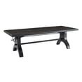 thumbnail image 2 of 96" Crank Height Adjustable Rectangle Dining and Conference Table, Black, 2 of 10