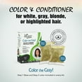 thumbnail image 2 of Tinte para el cabello Light Mountain Henna Color the Grey Black 200 ml, 2 of 4