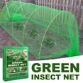 thumbnail image 2 of Garden Barrier Netting, Plant Covers 7x16ft Extra Fine Mesh 30% Sun Net Green Sunblock Mesh Shade Protection Netting for Vegetable Fruits Flowers Crops Row Cover Raised Bed Screen Against Birds, 2 of 6