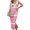 Rose red, variant on LANGWYQU Deep V-Neck Striped Long Dress Sleeveless Strappy Tie Bodycon Dress
