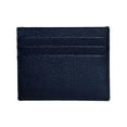 thumbnail image 2 of Prada Vitello Micro Grain Leather Baltico Blue Card Holder Wallet, 2 of 6