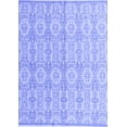 thumbnail image 1 of Ahgly Company Machine Washable Indoor Rectangle Abstract Blue Modern Area Rugs, 7' x 10', 1 of 4