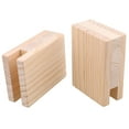 thumbnail image 5 of BQLZR 8PCS Groove Width 0.79" Bed Risers Feet Furniture Lifter for Table 10CMx10CMx2CM, 5 of 5