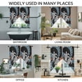 thumbnail image 3 of Polynesia Texture Swag Valances for Windows, Kitchen Curtains 36 Inch Length 2 Panels Set, Retro Traditional Tribe Turtle Abstract Short Curtains for Small Windows Rod Pocket Cafe Curtains 28"x36", 3 of 8