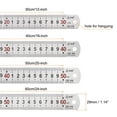 thumbnail image 2 of Unique Bargains Straight Ruler Set 30CM 40CM 50CM 60CM with Hole Stainless Steel Ruler Kit, 4 Pieces, 2 of 5