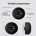 thumbnail image 7 of Mini Bluetooth Shower Speaker with Led Light, Portable Ipx4 Waterproof, Shower Wireless Speaker with Suction Cup, Waterproof Mini Bluetooth Speaker, Portable Bluetooth Speakers with Led Light (Black), 7 of 7