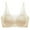 White, variant on Women's Front Side Buckle Lace Edge Without Steel Ring Movement Gathering Adjustment Yoga Sleep Large Bra Womens Push Up Bras