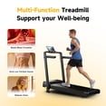thumbnail image 5 of Walking Pad with 13% Incline & Handle, Foldable Treadmill for Home, Under Desk Treadmill with APP Control, LED Display and 300 lbs Capacity, 5 of 7