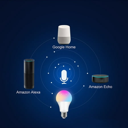 

Zyutaosan Smart Light Bulb 12W Multicolor 2800K-6500K Dimmable Wifi Led Bulb Compatible With/For Alexa Google Home Siri