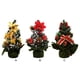 thumbnail image 4 of Yuarrent Dormitorio PVC Navidad temática Artificial Mini árbol Hotel portátil de Navidad estante mesita de noche decoración regalo de cumpleaños Kits de decoración para fiestas A-S04 Yuarrent  HA069269-01, 4 of 6