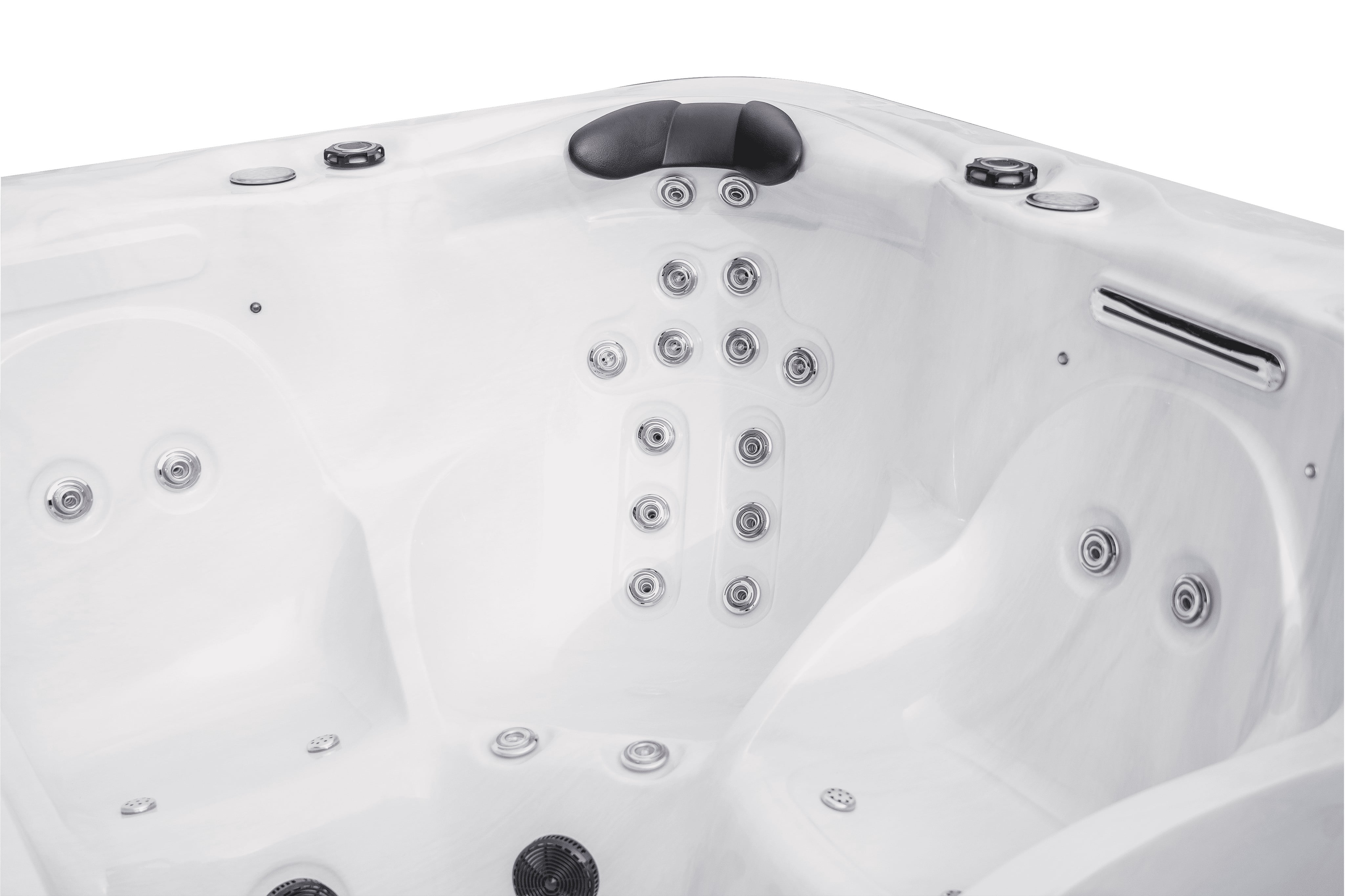 Luxury Spas Estes 5 Person Outdoor Spa with 52 Massage Jets and LED Lighting