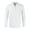 White, variant on Aoochasliy Mens Hoodies Pullover Christmas Button-Up Blouses Musical Note Pattern Casual Long Sleeves Shirt Top Blouse