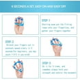 thumbnail image 4 of Hand Strengthener,Finger Strengthener,Finger Resistance Bands,Finger Exerciser Stretcher,Hand Grip Strengthener,2 Pcs Finger Exerciser Kit,Stress Relief,Increase Strength,Great For Rock Climbing, 4 of 5