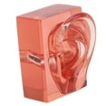 thumbnail image 2 of Modelo de oreja derecha, acrílico rojo transparente, resistente, impermeable, de alta simulación., 2 of 14