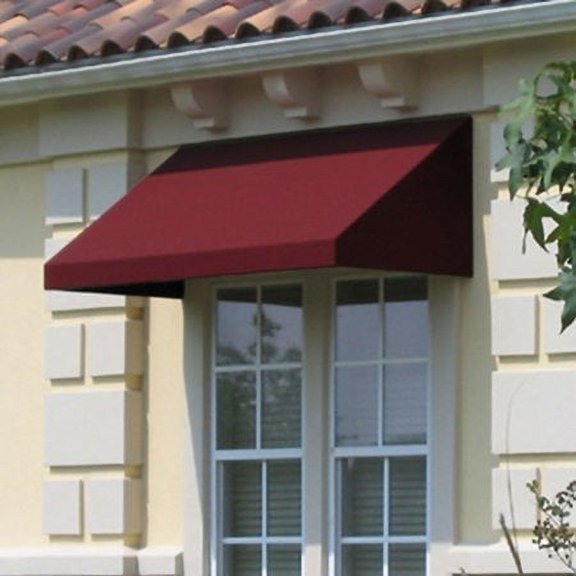 Awntech New Yorker Slope Rigid Valance Window/Door Awning, Multiple Sizes and Colors