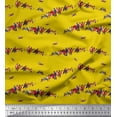thumbnail image 1 of Soimoi Velvet Fabric Colorful Bird Printed Craft Fabric by the Yard 58 Inch Wide, 1 of 3