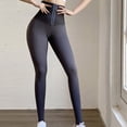 thumbnail image 4 of Pantalones de Yoga de Cuerpo Entero Para Mujer Deporte Fitness Pantalones de Yoga Cintura Alta Moldeador de Cuerpo Pantalones Elásticos de Pecho Odeerbi ODB-4, 4 of 9