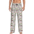 thumbnail image 1 of Balery Pig And Watermelon Pantalones de pijama para hombre, pijama ultraligero, pantalón de descanso-Medium, 1 of 6