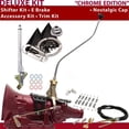 thumbnail image 1 of American Shifter  TH200 Shifter Kit Chrome 23 in. Swan E Brake Cable Clamp Clevis Trim Kit for DEFA4, 1 of 1