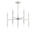 thumbnail image 1 of Maxim 24625SN Rome 10 Light Chandelier, Satin Nickel, 1 of 1