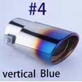 thumbnail image 1 of Échappement de Voiture Rond en Acier Inoxydable, 1 of 5