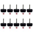 thumbnail image 1 of 10 Pcs Vis Écrous Capuchons pour Moulinets de Pêche Bouton Poignée de Puissance, 1 of 7