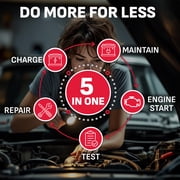 Schumacher Electric 6A Car Battery Charger and 100A Engine Start, Maintainer, 30A Boost, Battery and Alternator Tester, 6V/12V Batteries, SC1564