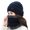 Navy Blue, variant on 2Pcs/Set Women Hat Scarf Warm Neck Thicken Knitted Winter Hat Face Cover for Outdoor