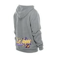 thumbnail image 3 of Men's New Era  Heather Gray Los Angeles Lakers Injection Sport Classics Fleece Hoodie, 3 of 5