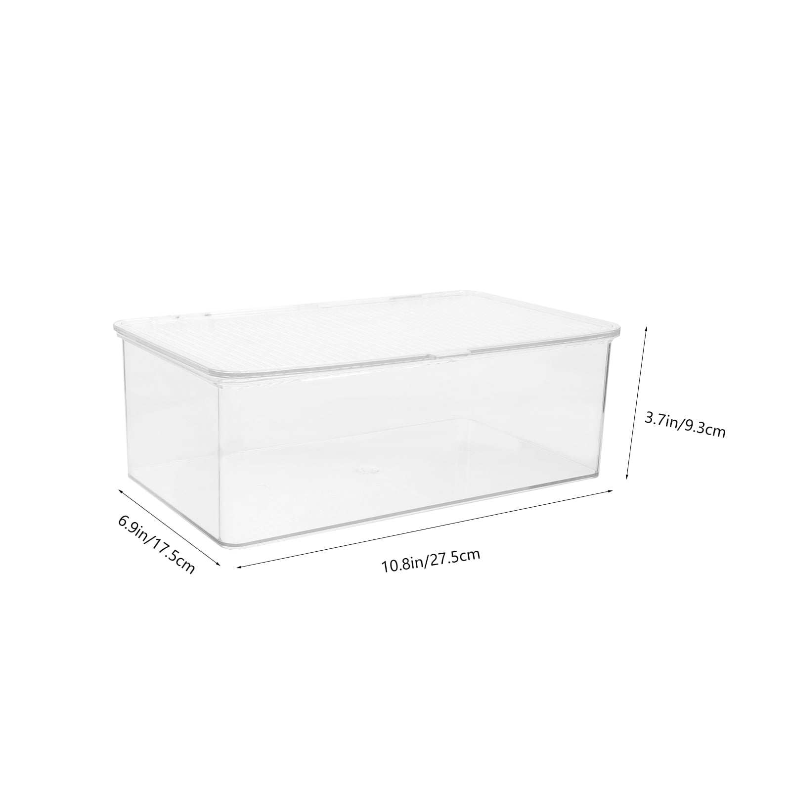DVD Storage Box CD Storage Container DVD Holder Portable CD Storage Organizer with Lid