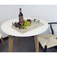 thumbnail image 5 of Admired by Nature ABN5E108-NTRL  20 inch Wooden Serving Tray with Metal Handles, 5 of 5