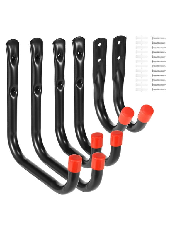 Ladder Hooks in Wall Organization