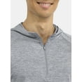 thumbnail image 4 of Athletic Works Mens Butter Soft Zip Hoodie, Sizes-S-3XL, 4 of 5