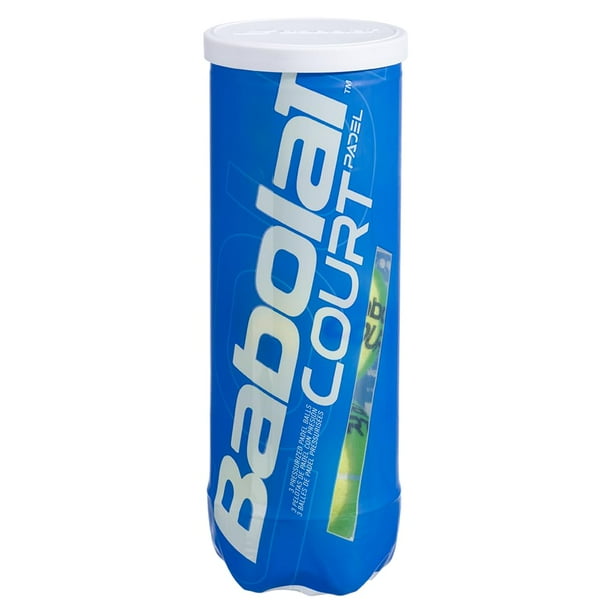 Pelotas de Padel Babolat Court Amarillas - Lata de 3 Pelotas