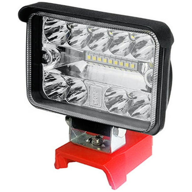 Lampe LED sans fil 4200 lm compatible avec batterie au lithium Milwaukee  M18, lampe de travail 18 V pour camping, réparation de voiture, éclairage  d'urgence et de chantier : : Bricolage
