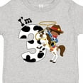 thumbnail image 4 of Inktastic I'm Three-cowboy Riding Horse Birthday Boys Toddler T-Shirt, 4 of 5