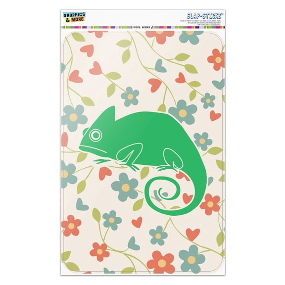 Chameleon Floral Wallpaper Home Business Office Sign