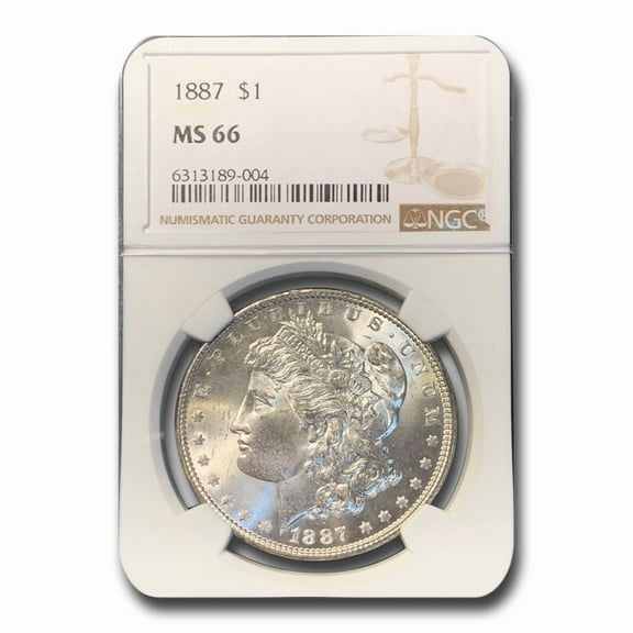 1887 Morgan Dollar MS-66 NGC