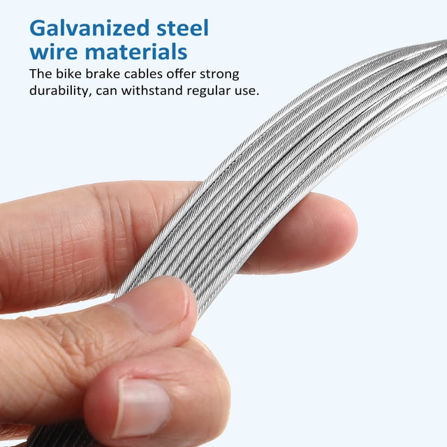 WEUVEB 10Ud Cables De Para Galvanizado Uso En Bicicletas De Y Carretera