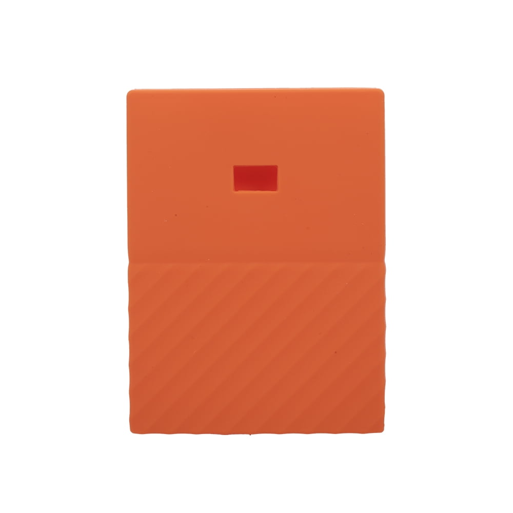 OWSOO Hard Drive Silicone Case Hard Disk Protective Cover Scratch & Shock Proof Protector SleeveSSD Sheath For 1t 2T Orange